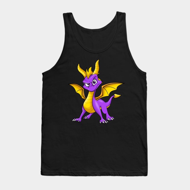 Vintage Dragon Tank Top by GoonyGoat